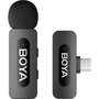 Boya BY-V10 V2.0 Micrófono Inalámbrico 1TX + 1RX USB-C