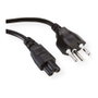 ROLINE Cable de alimentación T12 a C5 3 polos, 1,8 m, Negro