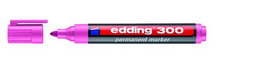 EDDING 300 Marcador Permanente Cónico Rosa (Set de 10)