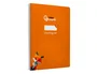 Liderpapel Cuaderno espiral Pautaguía A4 80 hojas cuadro 4mm naranja