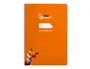 Liderpapel Cuaderno espiral Pautaguía A4 80 hojas cuadro 4mm naranja