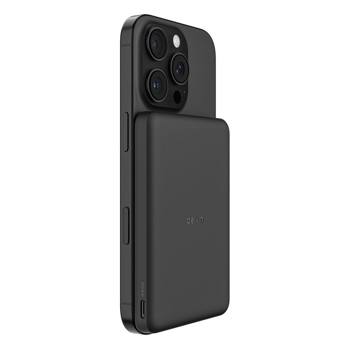Belkin Cargador Inalámbrico Delgado 5000 mAh 15W Fast Charge USB-C Negro