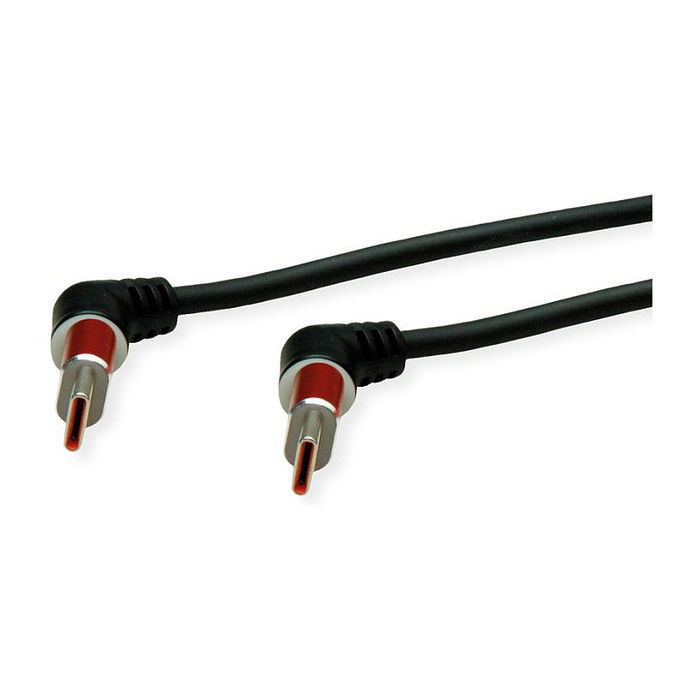 ROLINE 11.02.8347 Cable USB 2.0 Tipo-C a Tipo-C ST/ST, Rotación 360°, Negro/Rojo, 1m ROLINE 11.02.8347 Cable USB 2.0 Tipo-C a Tipo-C ST/ST, Rotación 360°, Negro/Rojo, 1m
