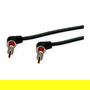 ROLINE 11.02.8347 Cable USB 2.0 Tipo-C a Tipo-C ST/ST, Rotación 360°, Negro/Rojo, 1m