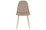 DKD Home Decor Silla de Poliéster y Hierro Símil Madera Marrón
