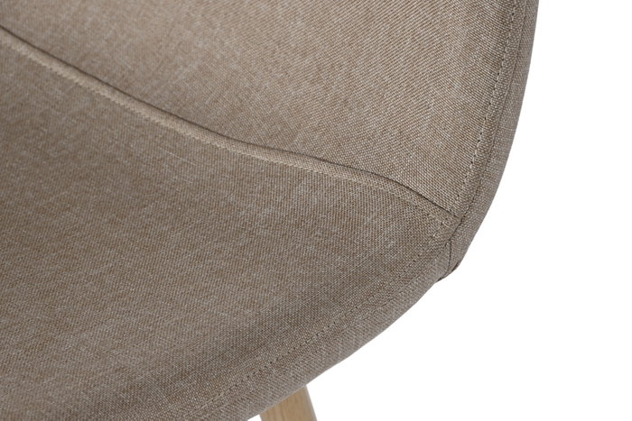 DKD Home Decor Silla de Poliéster y Hierro Símil Madera Marrón DKD Home Decor Silla de Poliéster y Hierro Símil Madera Marrón