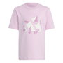 Camiseta de Manga Corta Infantil Adidas Lk Ice Rosa XL