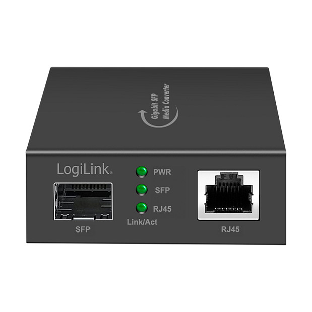 LogiLink Conversor de medios 1 Gigabit RJ45 a SFP LogiLink Conversor de medios 1 Gigabit RJ45 a SFP