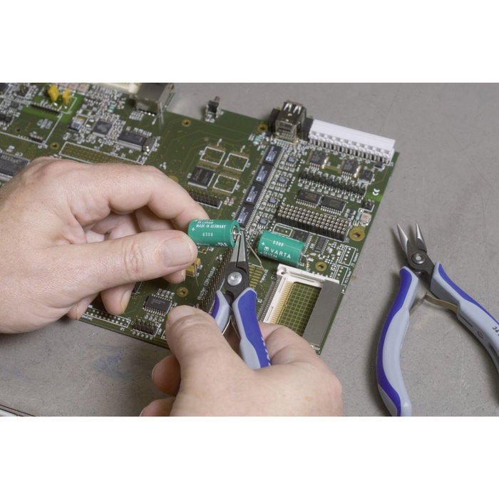 Knipex Alicates de precisión para electrónica, punta plana
