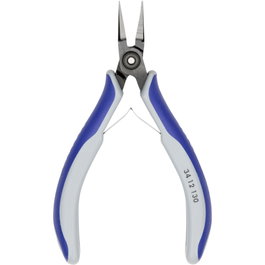 Knipex Alicates de precisión para electrónica, punta plana