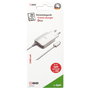 2GO Cargador para dispositivo móvil con Lightning y USB, cable de 1,4 m, blanco