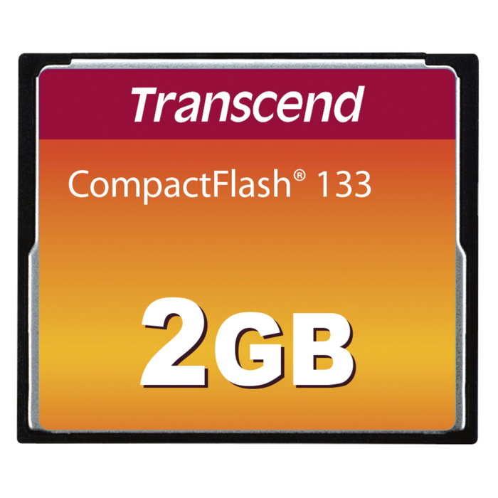 Transcend Tarjeta de memoria CompactFlash 2 GB TS2GCF133 Transcend Tarjeta de memoria CompactFlash 2 GB TS2GCF133