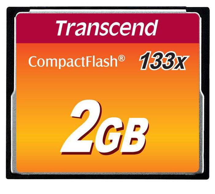 Transcend TS2GCF133 Compact Flash 2 GB 133x Transcend TS2GCF133 Compact Flash 2 GB 133x