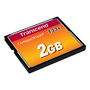 Transcend TS2GCF133 Tarjeta de Memoria CompactFlash 2GB MLC 133x 50MB/s 20MB/s