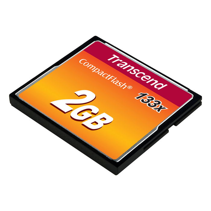 Transcend TS2GCF133 Tarjeta de Memoria CompactFlash 2GB MLC 133x 50MB/s 20MB/s