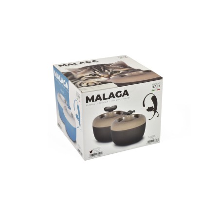 Nayeco Fuente para Gatos y Perros Pequeños Málaga 2 W Tulipan-Moca, 1.7 Litros, Hidratación y Salud Renal Nayeco Fuente para Gatos y Perros Pequeños Málaga 2 W Tulipan-Moca, 1.7 Litros, Hidratación y Salud Renal