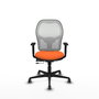 PIQUERAS Y CRESPO Silla de oficina Jorquera Naranja y Blanco