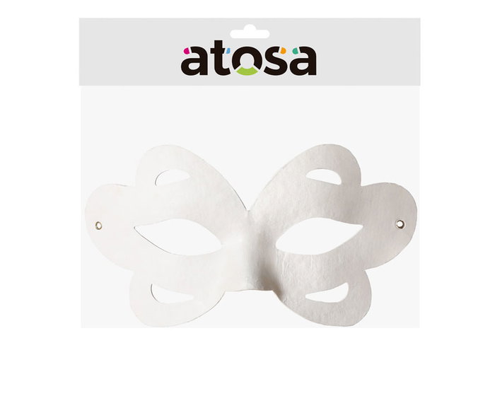 Antifaz Mariposa Completa Blanca para Decorar Antifaz Mariposa Completa Blanca para Decorar