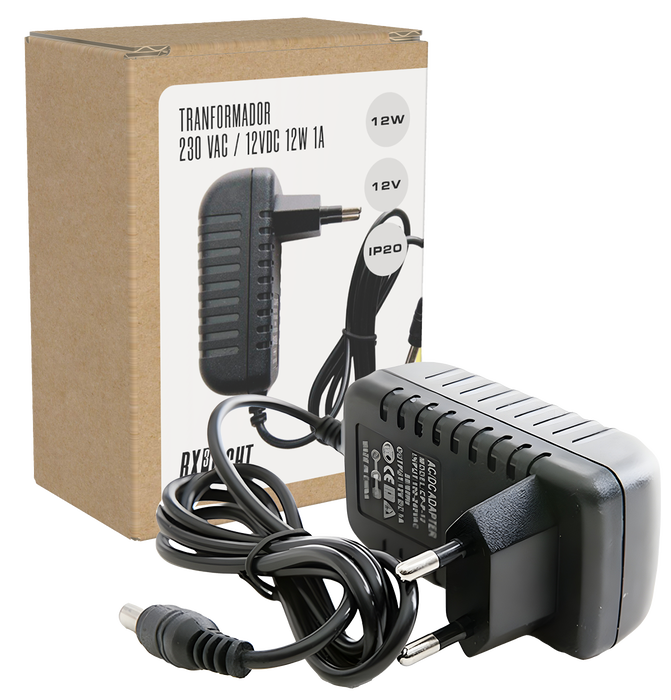 BX3 LIGHT Transformador LED 230VAC a 12VDC 12W 1A Fuente Alimentación Voltaje Constante BX3-KDTR1212W
