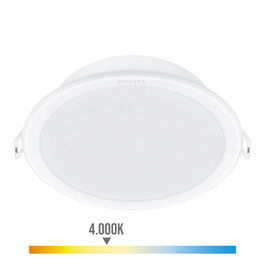 Philips Downlight LED Empotrable Meson Blanco 5,5W 550lm Pack 3 Unidades 4000K Ø9cm