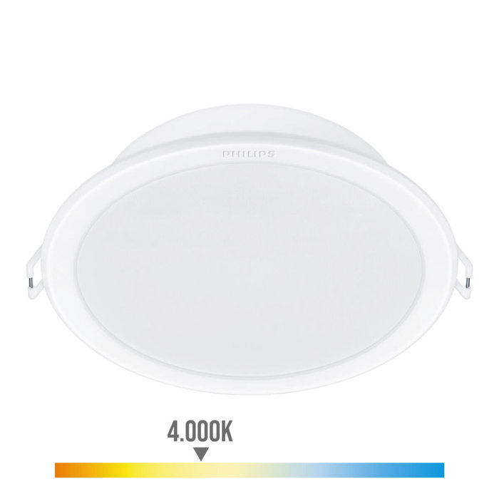 Philips Downlight LED empotrable modelo Meson, pack de 3 unidades, blanco Philips Downlight LED empotrable modelo Meson, pack de 3 unidades, blanco