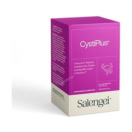 Salengei Cystiplus 60 Comprimidos - Arándano Rojo, D-Manosa, Enebro para el Bienestar Urinario