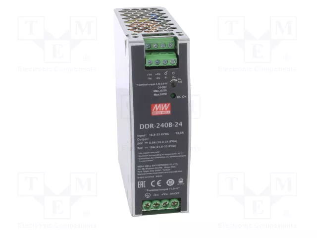 MEAN WELL DDR-240B-24 Convertidor DC/DC 240W 24V DC