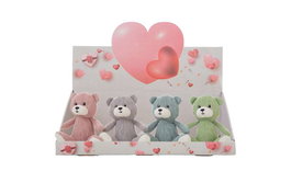 Creaciones Llopis Display 12 und Osito Tejido de Punto 4 Col. Surt. 16 cm