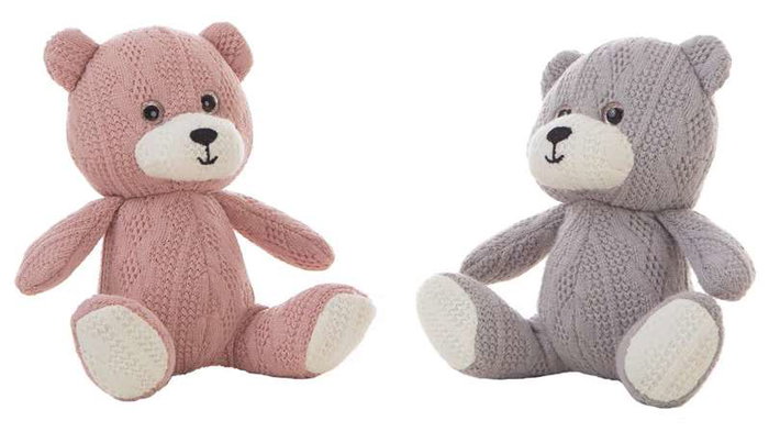 Creaciones Llopis Display 12 und Osito Tejido de Punto 4 Col. Surt. 16 cm