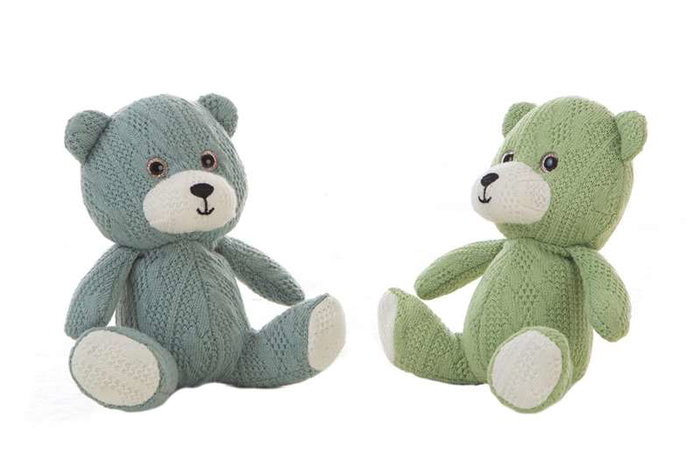 Creaciones Llopis Display 12 und Osito Tejido de Punto 4 Col. Surt. 16 cm