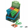 Faibo Tijeras Escolares de 13 cm con Punta Roma y Colores Surtidos