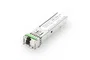 Digitus DN-81004-01 Módulo Transceptor SFP WDM Bidireccional, Fibra Óptica Monomodo, 10 Gb/s, 20 km, 1550/1310 nm, LC Simplex, Compatible Cisco, D-Link, HP, MSA, Plug & Play