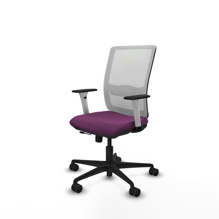 PIQUERAS Y CRESPO Silla de oficina Haches con mecanismo Sincro/Traslack Morada PIQUERAS Y CRESPO Silla de oficina Haches con mecanismo Sincro/Traslack Morada