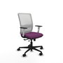 PIQUERAS Y CRESPO Silla de oficina Haches con mecanismo Sincro/Traslack Morada