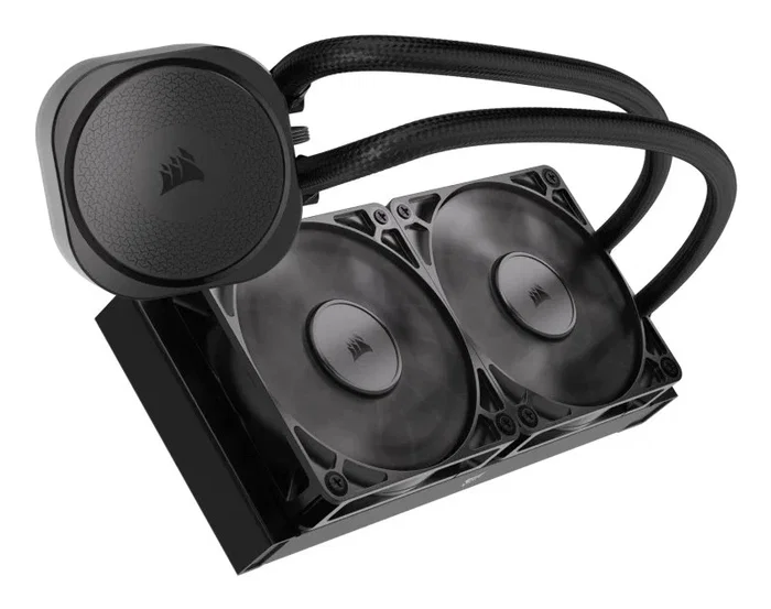 Corsair Nautilus 240 RS CW-9060088-WW - Refrigeración Líquida AIO de 240mm, 2100 RPM, Compatible con LGA 1700, AM4, AM5, Negro