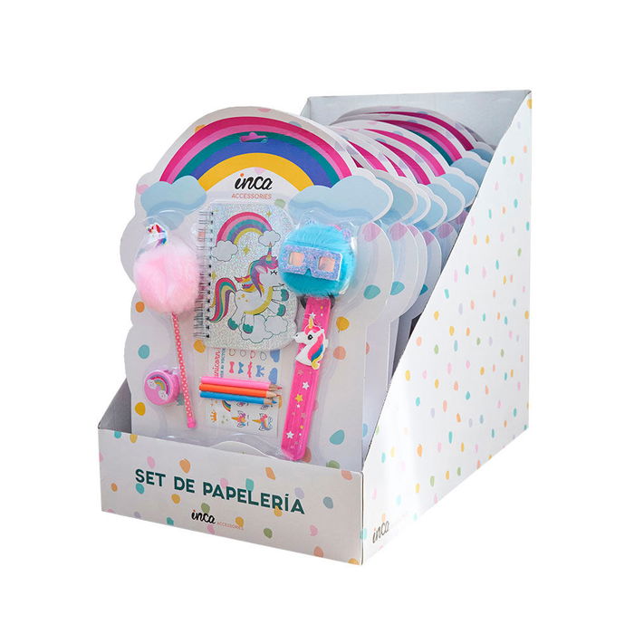 Inca Papelería Unicornio Lote 8pz