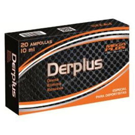 MEGA PLUS Derplus 20Amp. - Depurativo Natural de Plantas Ecológicas - 20 Ampollas - Cardo Mariano, Diente de León, Alcachofa