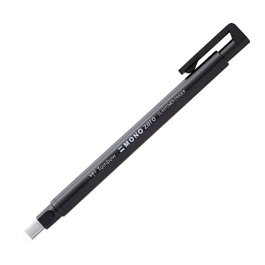 Portagomas Tombow Mono Zero Punta Rectangular 2,5X5 Mm. Cuerpo Negro (Set de 5)
