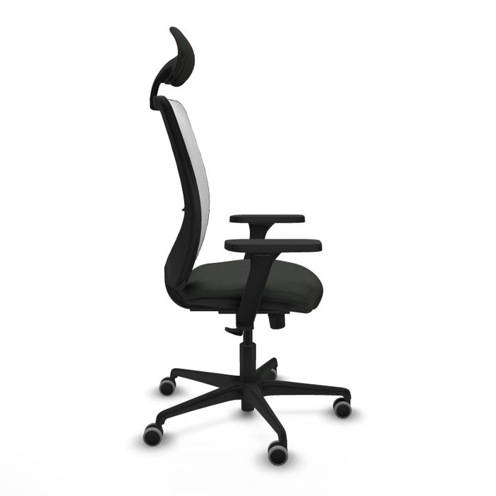 PIQUERAS Y CRESPO Silla de oficina Zulema con Mecanismo Sincro, Blanco y Negro PIQUERAS Y CRESPO Silla de oficina Zulema con Mecanismo Sincro, Blanco y Negro