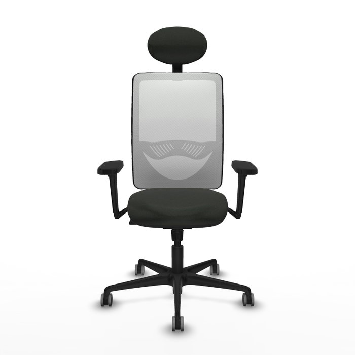PIQUERAS Y CRESPO Silla de oficina Zulema con Mecanismo Sincro, Blanco y Negro PIQUERAS Y CRESPO Silla de oficina Zulema con Mecanismo Sincro, Blanco y Negro
