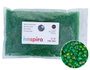 Innspiro Rocalla de Vidrio Redonda Aurora Boreale Verde 2,3mm 500g