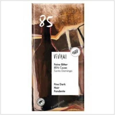 VIVANI Chocolate Negro 85% Santo Domingo 100Gr. Bio Vegan VIVANI Chocolate Negro 85% Santo Domingo 100Gr. Bio Vegan