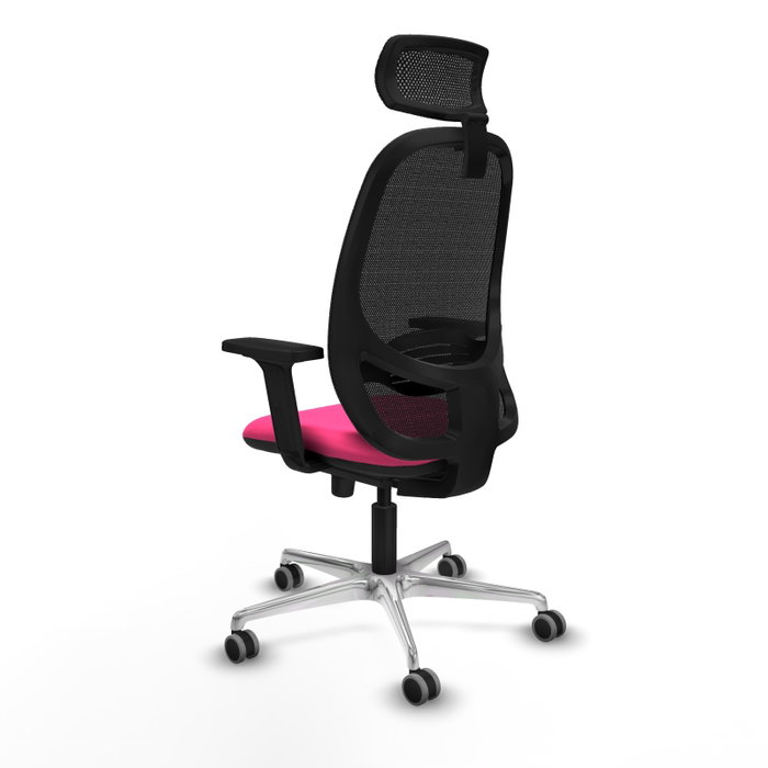 PIQUERAS Y CRESPO Silla de oficina Cilanco Rosa y Negro PIQUERAS Y CRESPO Silla de oficina Cilanco Rosa y Negro
