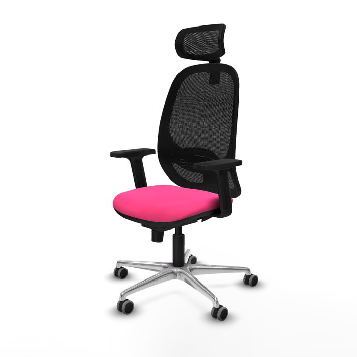PIQUERAS Y CRESPO Silla de oficina Cilanco Rosa y Negro PIQUERAS Y CRESPO Silla de oficina Cilanco Rosa y Negro