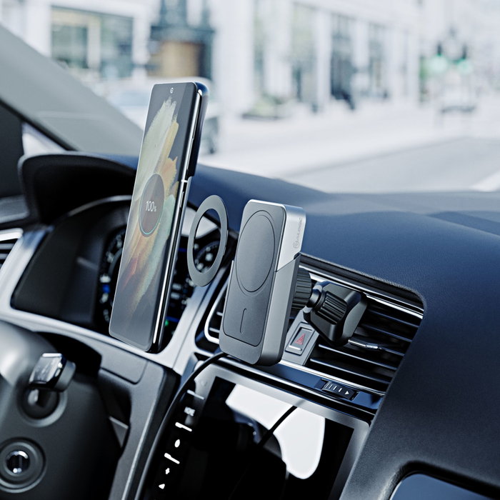 Alogic Matrix+ Magnetic Wireless Car Powerbank con Soporte para Ventilación
