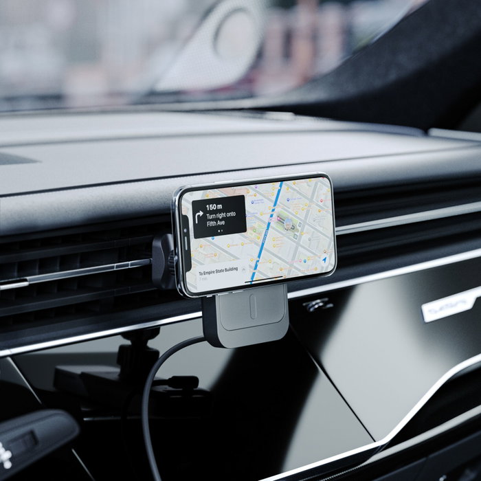 Alogic Matrix+ Magnetic Wireless Car Powerbank con Soporte para Ventilación