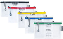 GRAFOPLAS C/20 Bolsas Zipper Bag Cremallera Check Colores Surtidos
