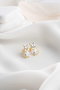 Heliophilia Silver NRZ1000324 Pendientes de Plata Esterlina con Recubrimiento de Oro Elegantes y Atemporales