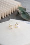 Heliophilia Silver NRZ1000324 Pendientes de Plata Esterlina con Recubrimiento de Oro Elegantes y Atemporales