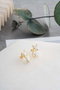 Heliophilia Silver NRZ1000324 Pendientes de Plata Esterlina con Recubrimiento de Oro Elegantes y Atemporales